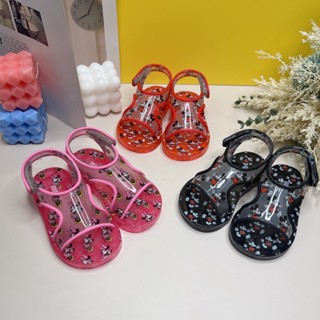 Mini Melissa รองเท้าแตะลําลอง ลายการ์ตูนดิสนีย์ มิกกี้ มินนี่ เหมาะกับเดินชายหาด แฟชั่นฤดูร้อน สําหรับเด็กผู้ชาย และเด็กผู้หญิง