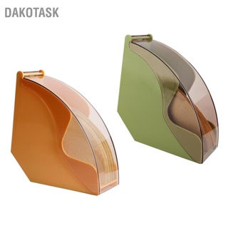  DAKOTASK ที่ใส่ตัวกรองกาแฟอะคริลิกพร้อมฝาปิดกระดาษกรองรูปพัดลมกล่องเก็บของกันฝุ่นตู้คอนเทนเนอร์