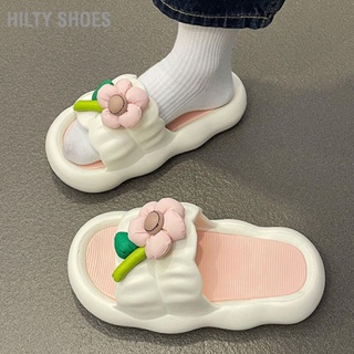 HILTY SHOES รองเท้าแตะหมอนสำหรับผู้หญิง Super Quiet 3.0CM Bouncy Soles รองเท้าแตะกันลื่นสำหรับฤดูร้อน