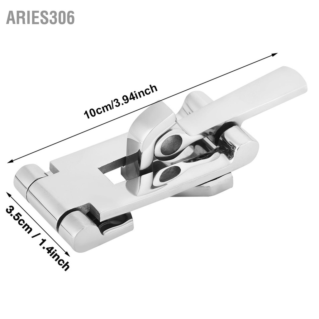 aries306-คุณภาพสูง-316-สแตนเลสเรือแฮทช์สลักสลักป้องกันการสั่นสลักแคลมป์-120-มม