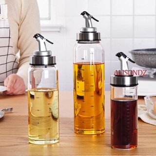 ALISONDZ Creative Seasoning Bottle Accessories Oil Dispenser Sauce Bottle Container Kitchen Glass Olive Oil Vinegar Pourer Oil Sprayer