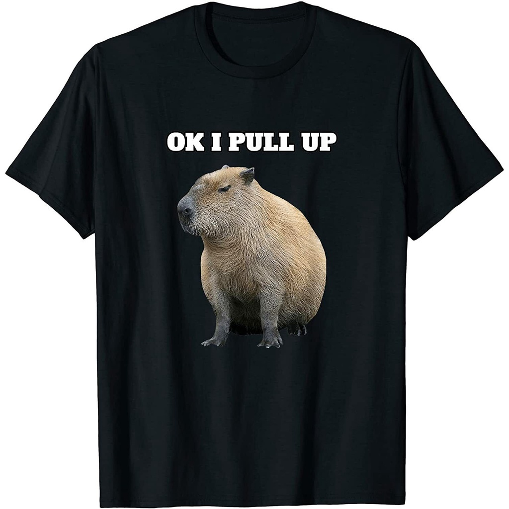 ลดกระหน่ํา-ขายดี-เสื้อยืดลําลอง-แขนสั้น-พิมพ์ลาย-ok-i-lara-capybara-แฟชั่นสําหรับผู้ชาย-650708
