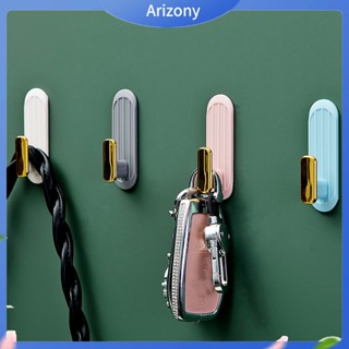 Arizony|  ตะขอแขวนเสื้อผ้า ABS ไม่ต้องเจาะรู ไร้รอยต่อ ถอดออกได้ สําหรับตกแต่งบ้าน