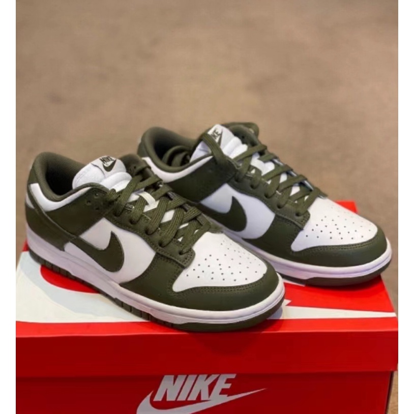 nike-dunk-low-sneakers-coast-lilac-medium-olive-จัดส่งที่รวดเร็ว