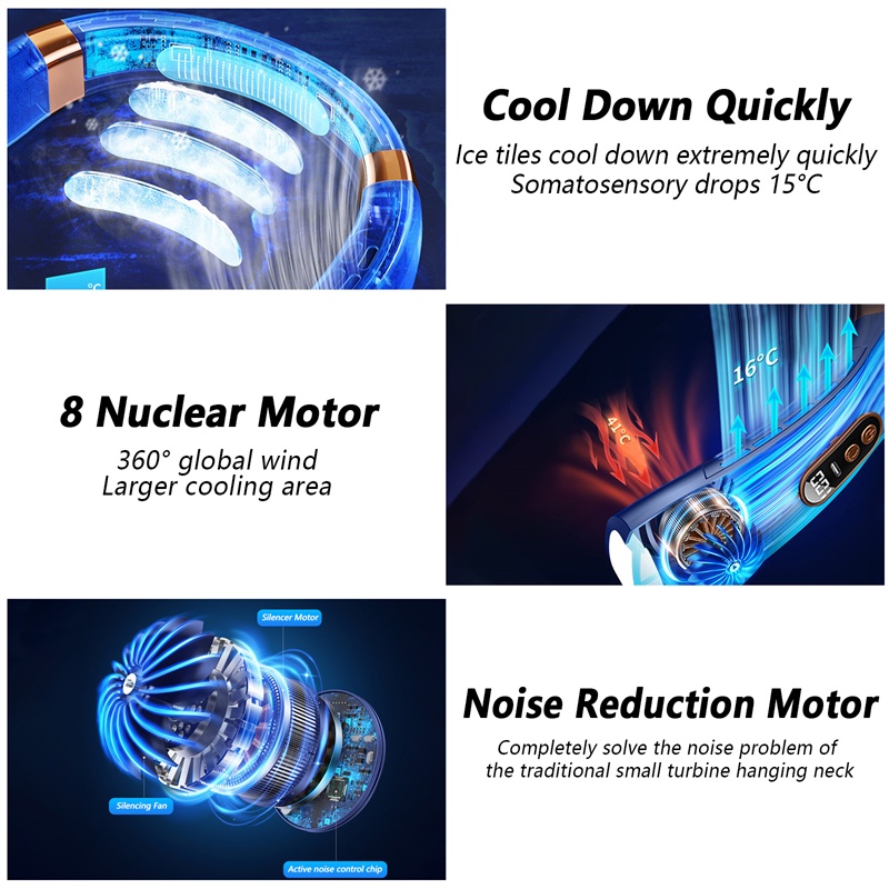 พัดลมไฟฟ้าเซรามิค-หน้าจอดิจิทัล-led-5-ความเร็ว-ไร้ใบพัด-ขนาดเล็ก-แบบพกพา-พร้อมไฟ-usb