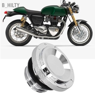 B_HILTY รถจักรยานยนต์น้ำมันเชื้อเพลิงถังน้ำมันฝาครอบเปลี่ยนสำหรับ BONNEVILLE T120 T100 สีดำ