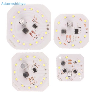 Adhyu แผ่นบอร์ดโมดูลชิปไฟ LED 5W 10W 15W 20W 220V ความสว่างสูง