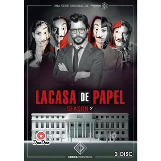 DVD La Casa De Papel Money Heist Season 2 ทรชนคนปล้นโลก ( 9 ตอนจบ ) (Soundtrack ซับ ไทย) หนัง ดีวีดี