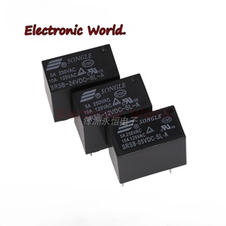 รีเลย์ SRSB-05VDC-SL-A SRSB-12VDC-SL-A SRSB-24VDC-SL-A 5V 12V 24V 4PIN