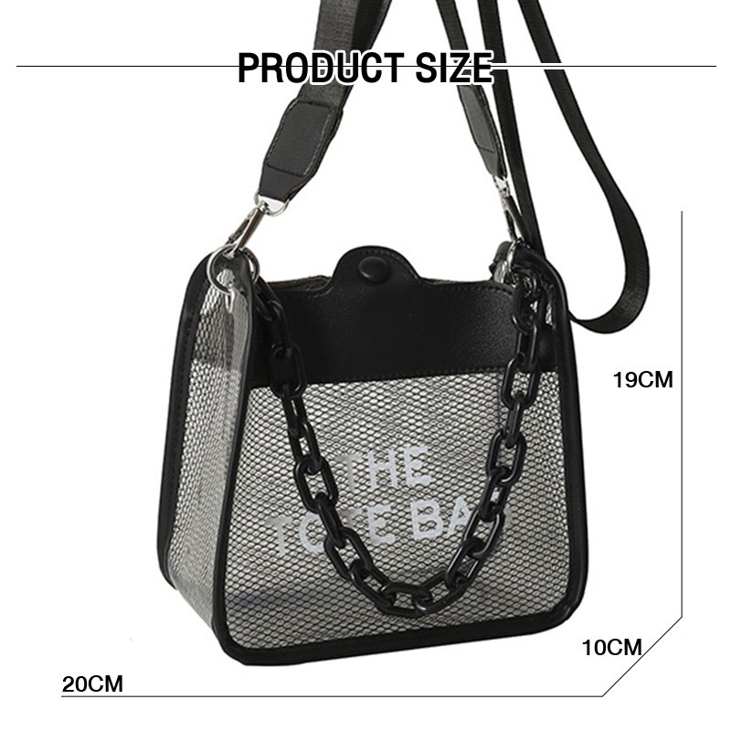 yadou-กระเป๋าเจลลี่อเนกประสงค์ใหม่สำหรับผู้หญิงกระเป๋าสะพายข้างแฟชั่นยอดนิยม