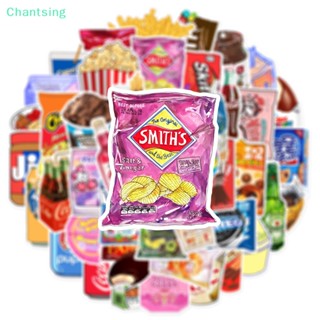 <Chantsing> สติกเกอร์ กันน้ํา สําหรับติดตกแต่งผนังรถยนต์ รถมอเตอร์ไซค์ 50 ชิ้น