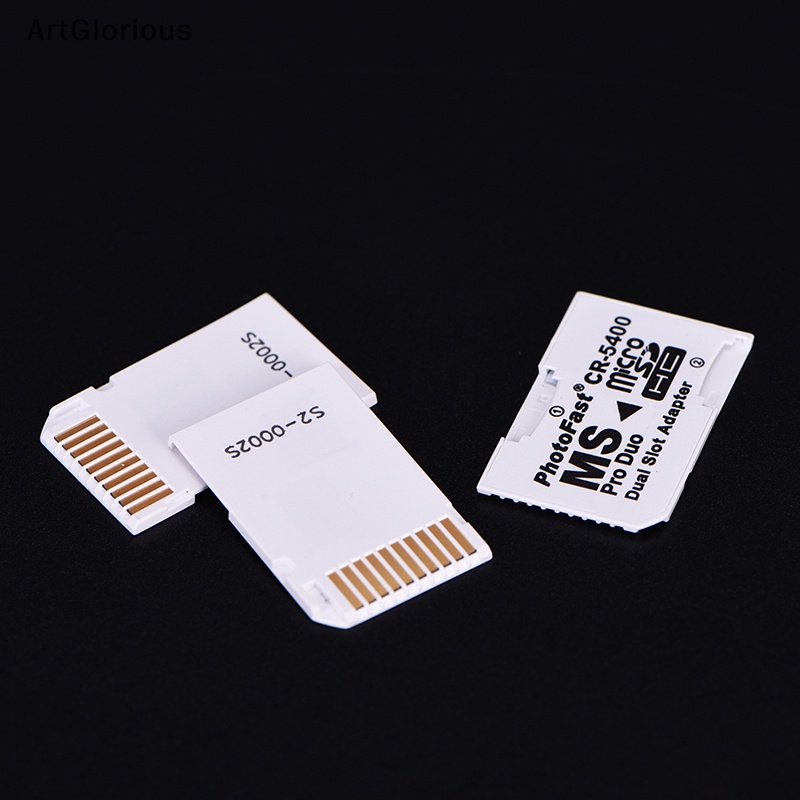 ขายดี-อะแดปเตอร์อ่านการ์ดความจํา-dual-2-ช่อง-micro-สําหรับ-sd-sdhc-tf-เป็น-memory-stick-ms-card-pro-duo-reader-psp-n