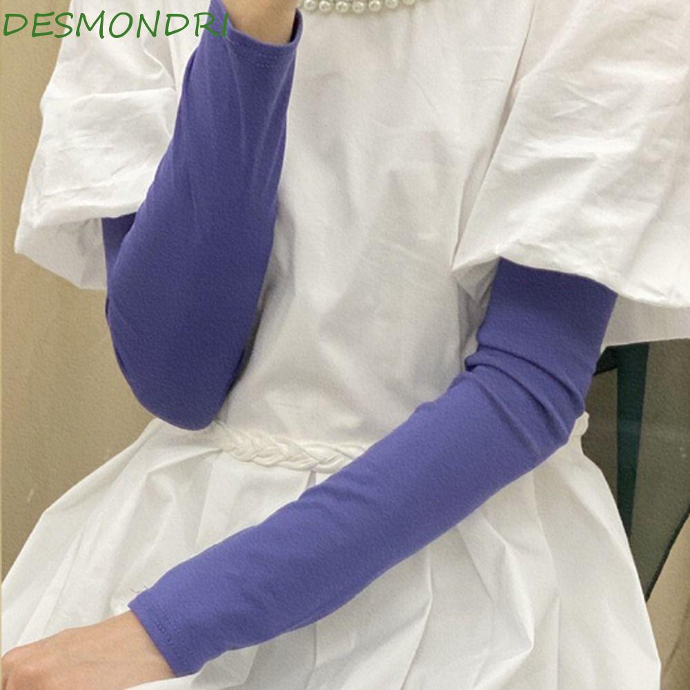 desmondri-ปลอกแขน-ผ้าเรยอน-ยืดหยุ่น-ป้องกันรังสียูวี-หรูหรา-เหมาะกับฤดูร้อน-สําหรับขี่จักรยาน-เล่นกีฬา