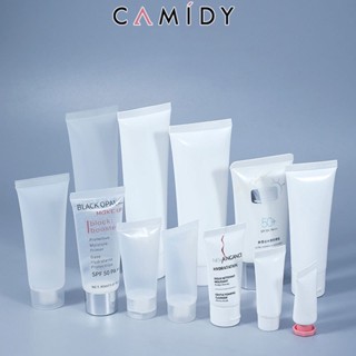 Camidy หลอดเครื่องสำอางวัสดุบรรจุภัณฑ์ครีมทามือเคลือบเงาหลอดเปล่าขัดผิวหน้า 20ml เดินทาง หีบห่อ