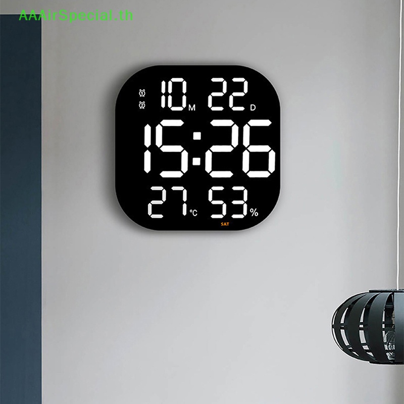 aaairspecial-นาฬิกาปลุกดิจิทัล-led-หน้าจอขนาดใหญ่-แสดงวันที่-อุณหภูมิ-พร้อมรีโมตคอนโทรล-สําหรับตกแต่งห้องนั่งเล่น