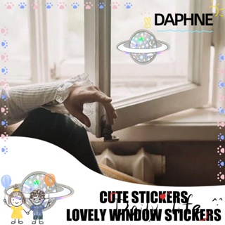 Daphne ใหม่ สติกเกอร์กระจก ลายผีเสื้อ 3D สีรุ้ง สําหรับติดตกแต่งหน้าต่างบ้าน Diy