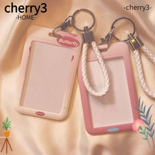 Cherry3 ที่ใส่นามบัตร บัตรเครดิต พลาสติก ลายการ์ตูน สําหรับผู้ชาย ผู้หญิง