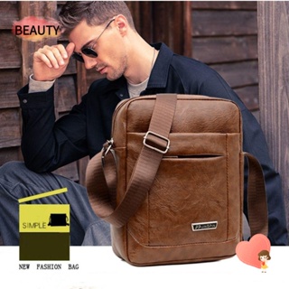 Beauty กระเป๋าถือ กระเป๋าสะพายไหล่ หนัง PU เหมาะกับการทํางาน สไตล์นักธุรกิจ สําหรับสตรี