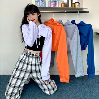เสื้อสเวตเตอร์มีฮู้ดสำหรับเด็กผู้หญิงเสื้อแขนยาวสั้นพิเศษสำหรับนักเรียนนุ่มสบายSL9878