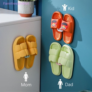 Familiesandhot&gt; ชั้นวางรองเท้าแตะ มีกาวในตัว ห้องน้ํา ที่เรียบง่าย ตะขอแขวนรองเท้าแตะ ห้องน้ํา ระบายน้ํา ชั้นติดผนัง ห้องนอน ที่เก็บของ ตะขอรองเท้า ตากแห้งได้ดี