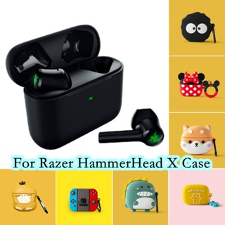 【ส่วนลด】เคสหูฟัง แบบนิ่ม ลายการ์ตูน สําหรับ Razer HammerHead X Razer HammerHead X TWS