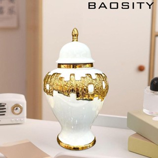 [Baosity] ขวดโหลเซรามิค ลายกระเบื้อง สําหรับใส่ขิง ตกแต่งห้องนั่งเล่น