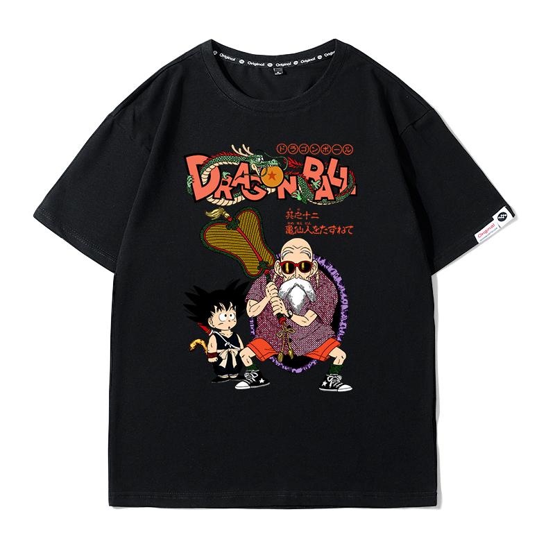 hot-anime-dragon-ball-เสื้อยืดแขนสั้น-monkey-king-piccolo-100-cotton-เสื้อยืดผู้ชายและผู้หญิงแฟชั่นใหม่