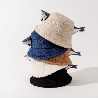 หมวกชาวประมง ใหม่ การ์ตูนน่ารัก สําหรับผู้ชายและผู้หญิง หมวกอ่างล้างหน้า อบอุ่น และทันสมัย