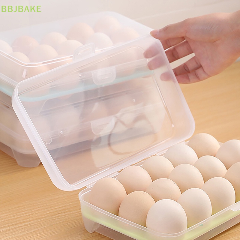 fsba-กล่องลิ้นชักเก็บไข่-pp-15-ช่อง-พร้อมฝาปิด-สําหรับตู้เย็น-kcb