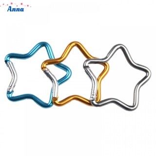 【Anna】Carabiner Multi-purpose Heart Aluminum Alloy Clothing Backpack Five-pointed Star