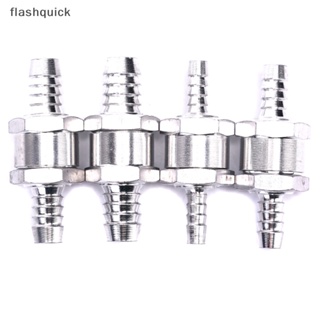 Flashquick วาล์วตรวจสอบน้ํามันเชื้อเพลิงทางเดียว อะลูมิเนียมอัลลอย 4 ขนาด 6 8 10 12 มม.
 ดี