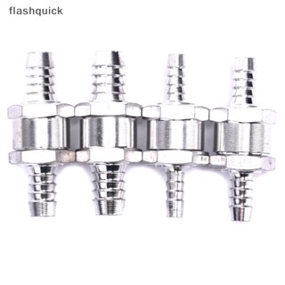 Flashquick วาล์วตรวจสอบน้ํามันเชื้อเพลิงทางเดียว อะลูมิเนียมอัลลอย 4 ขนาด 6 8 10 12 มม.
 ดี