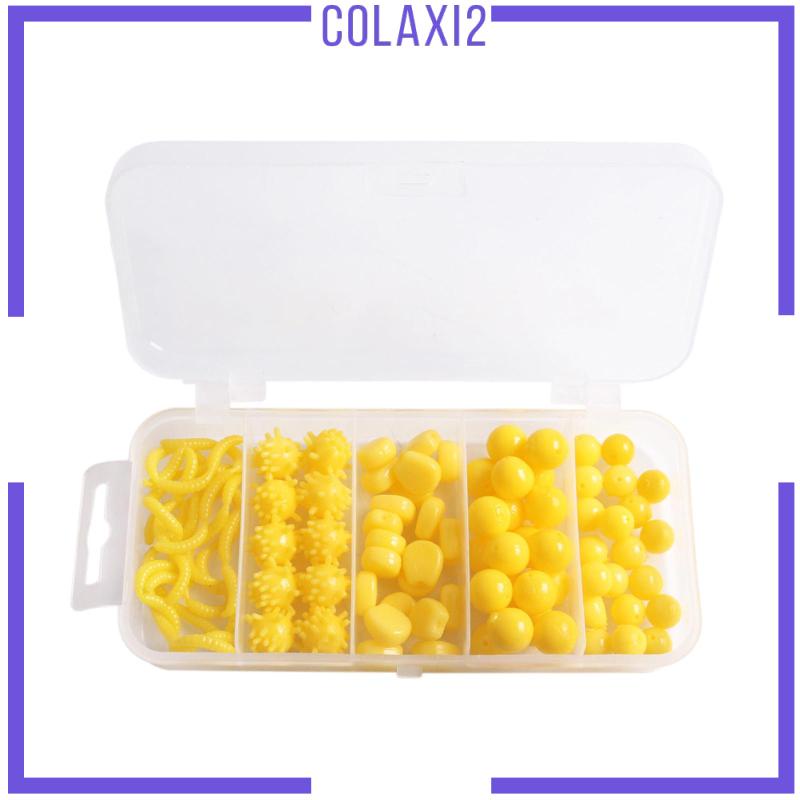 colaxi2-เหยื่อตกปลาจําลอง-รูปข้าวโพด-แบบนิ่ม-สําหรับตกปลาน้ําเค็ม-ปลาดุก-น้ําแข็ง-81-ชิ้น