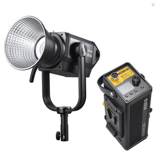 Audioworld Godox M200Bi ไฟวิดีโอ LED 230W 2800K-5600K หรี่แสงได้ 21 FX CRI96+ TLCI97+ เมาท์โบเวน รองรับแอพมือถือ