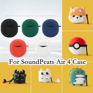 【คุณภาพสูง】เคสหูฟัง แบบนิ่ม ลายการ์ตูน สําหรับ SoundPeats Air 4 SoundPeats Air 4