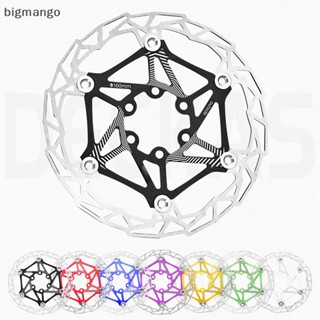 [bigmango] ดิสก์เบรกโรเตอร์ CNC 6 นิ้ว 160 มม. 82 กรัม 6 สลักเกลียว เบาพิเศษ สําหรับจักรยานเสือภูเขา 4 สี