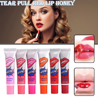 Aimy Women Easy Peel Off Lip Gloss Long Lasting Makeup Colored Lip Glaze Lipstick