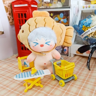 Yuanbao เสื้อผ้าตุ๊กตา ผ้าฝ้าย ผ้ากํามะหยี่ขนนิ่ม ลายการ์ตูนอนิเมะ One-Piece ขนาด 5 ซม. 10 ซม.