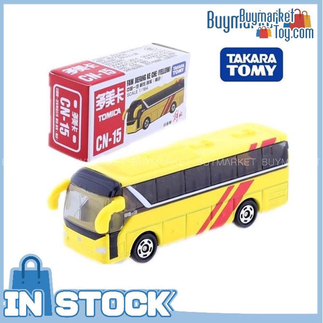 original-takara-tomy-tomica-1-164-diecast-car-cn-15-faw-bus-yellow