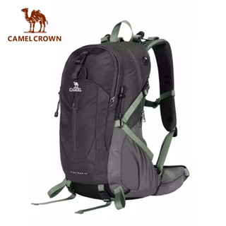Camel CROWN กระเป๋าเป้สะพายหลัง กันน้ํา อเนกประสงค์ 40 ลิตร สําหรับผู้ชาย และผู้หญิง