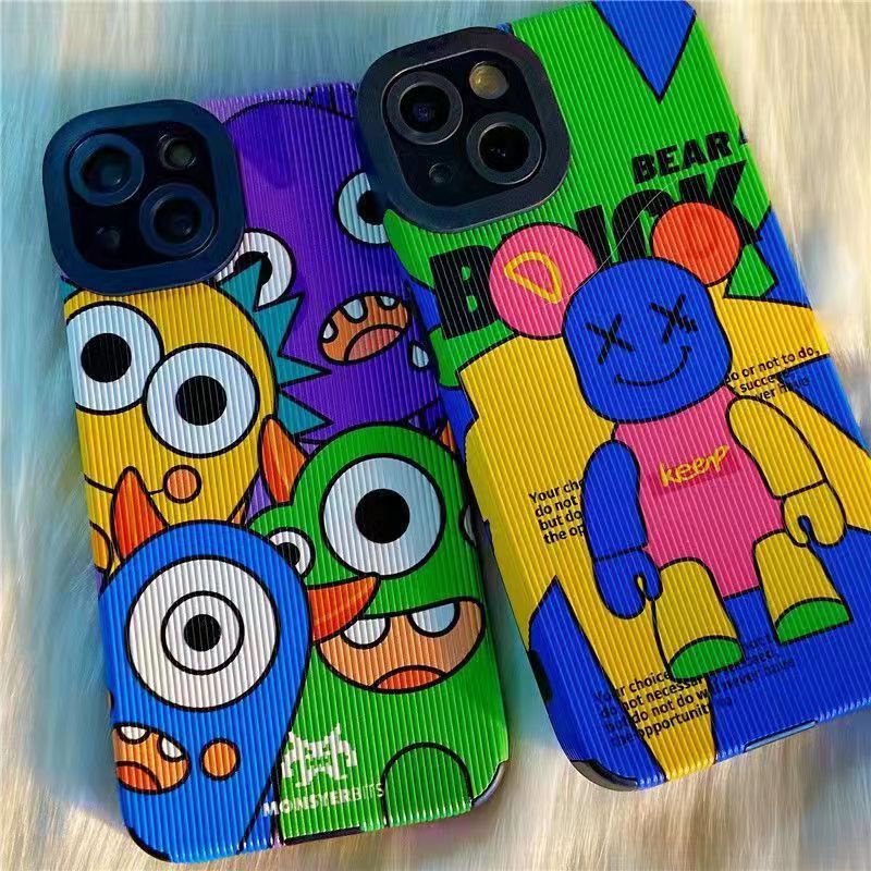 เคสโทรศัพท์มือถือหนัง-ลายหมีโหด-สําหรับ-iphone-apple-14pro-max-12pro-xsmax-11-xs-xr-7-8plus-13promax