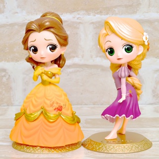 Disney Characters Rapunzel Belle Special Coloring vol.3 รุ่นพิเศษ ฐานสีทอง มือ 2 Qposket แท้จากญี่ปุ่น🎌