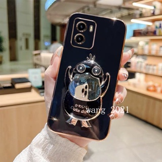 Ready Stock Phone Casing เคส VIVO IQOO Z7 5G / IQOO Z7X 5G Y55+ Plus 5G Case Candy Plating Cute Cartoon Soft Back Cover with Cute Duck Holder Stand VIVO IQOOZ7X 5G Phone Cover เคสโทรศัพท