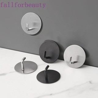 FALLFORBEAUTY Self-adhesive Wall Hook Rustproof Storage Hanger Hanger Hook 304 Stainless Steel For Kitchen Bathroom Multi-Purpose Towel Key Umbrella Bathroom Accessories/Multicolor