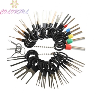 【COLORFUL】Wire Terminal 39pcs Auto Automotive Cable Car Wiring Connector Extractor