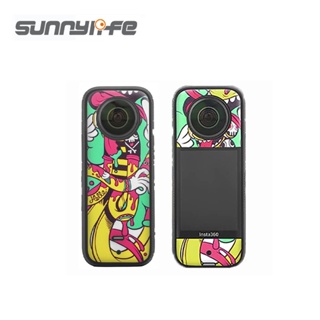 Insta360 X3 Sunnylife No.3 PVC Stickers Protective Skin Film Scratch-proof Accessories สติกเกอร์ฟิล์ม PVC ก...