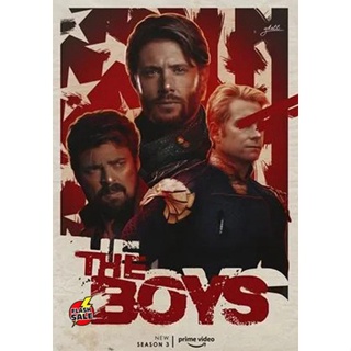 DVD ดีวีดี The Boys Season 3 (2022) ก๊วนหนุ่มซ่าล่าซูเปอร์ฮีโร่ ปี 3 (8 ตอน) (เสียง ไทย/อังกฤษ | ซับ ไทย/อังกฤษ) DVD ดีว