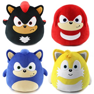 ตุ๊กตา Sonic The Hedgehog push ของเล่นสําหรับเด็ก ตุ๊กตายัดนุ่น อนิเมะน่ารัก