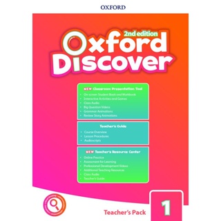 Bundanjai (หนังสือ) Oxford Discover 2nd ED 1 : Teachers Pack (P)