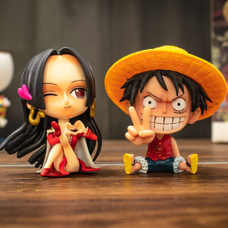 ภาพสินค้าตุ๊กตาฟิกเกอร์ One Piece Luffy Zoro Sanji ขนาดเล็ก 8-10 ซม. ของเล่นสําหรับเด็ก จากร้าน feiyangshop.th บน Shopee ภาพที่ 3